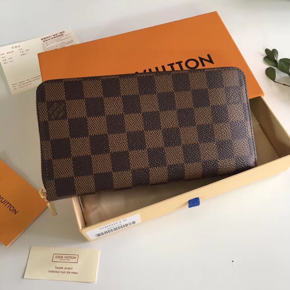 Louis Vuitton Zippy Wallet Vertical (19-10-1cm)     N60015 - DesignerGu