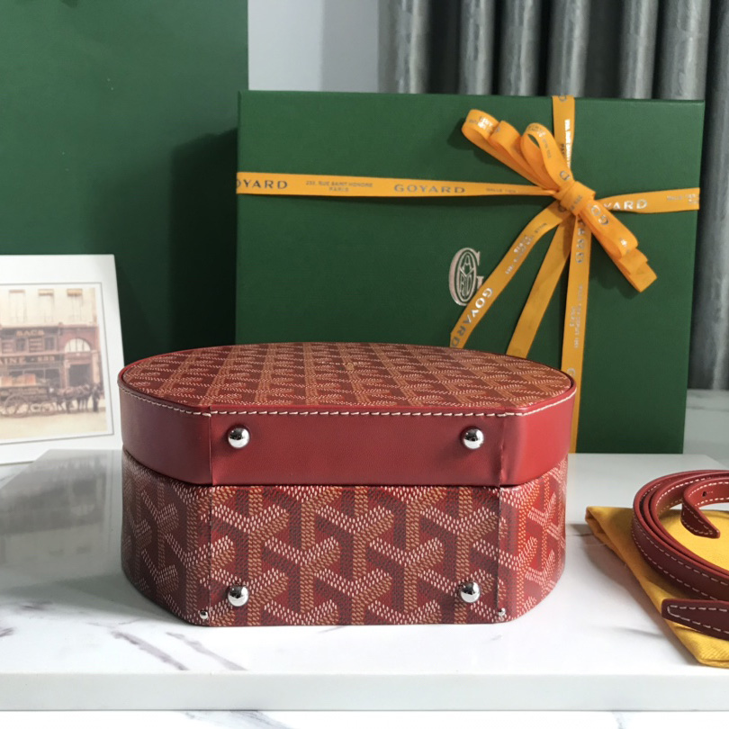 Goyard The Alto Hatbox Trunk Bag(18-16.5-7cm) - DesignerGu