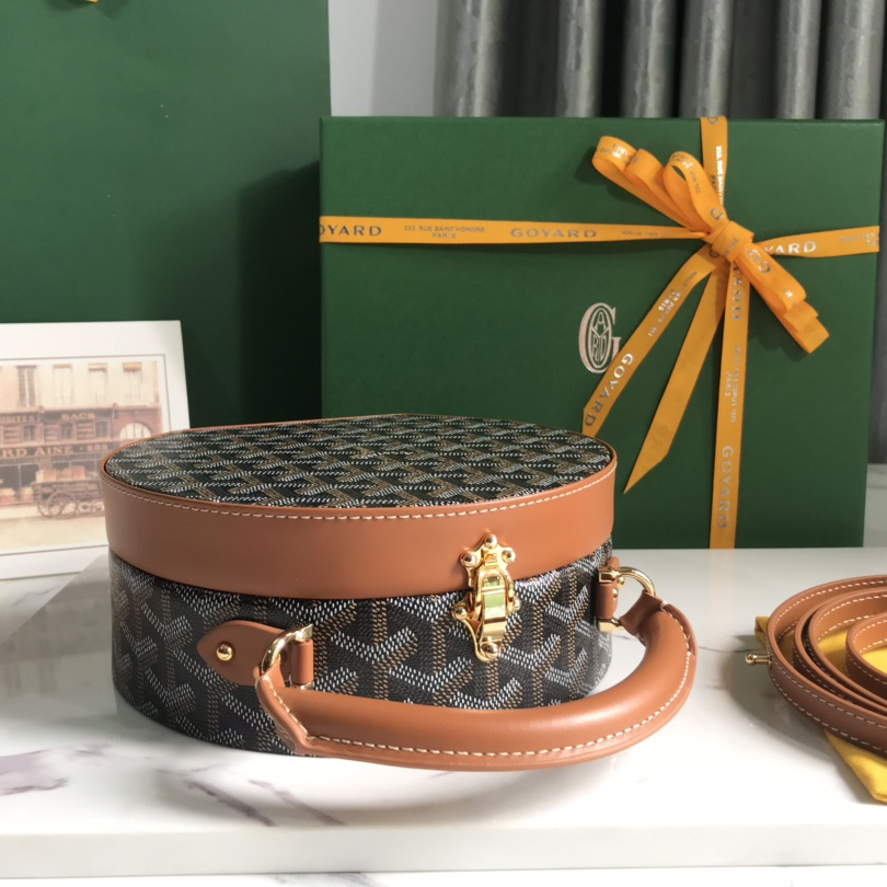 Goyard The Alto Hatbox Trunk Bag(18-16.5-7cm) - DesignerGu