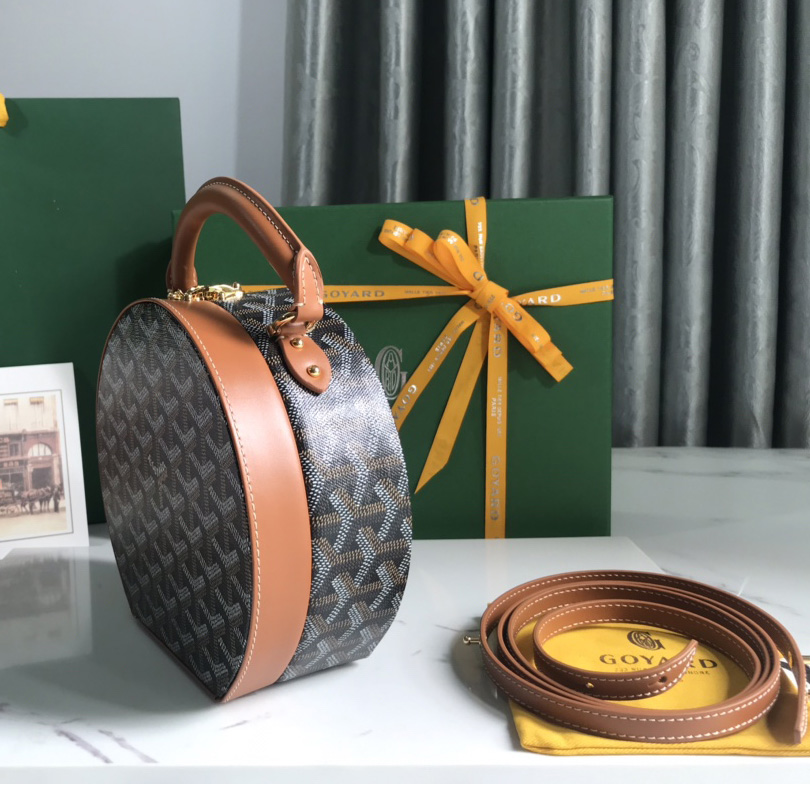 Goyard The Alto Hatbox Trunk Bag(18-16.5-7cm) - DesignerGu