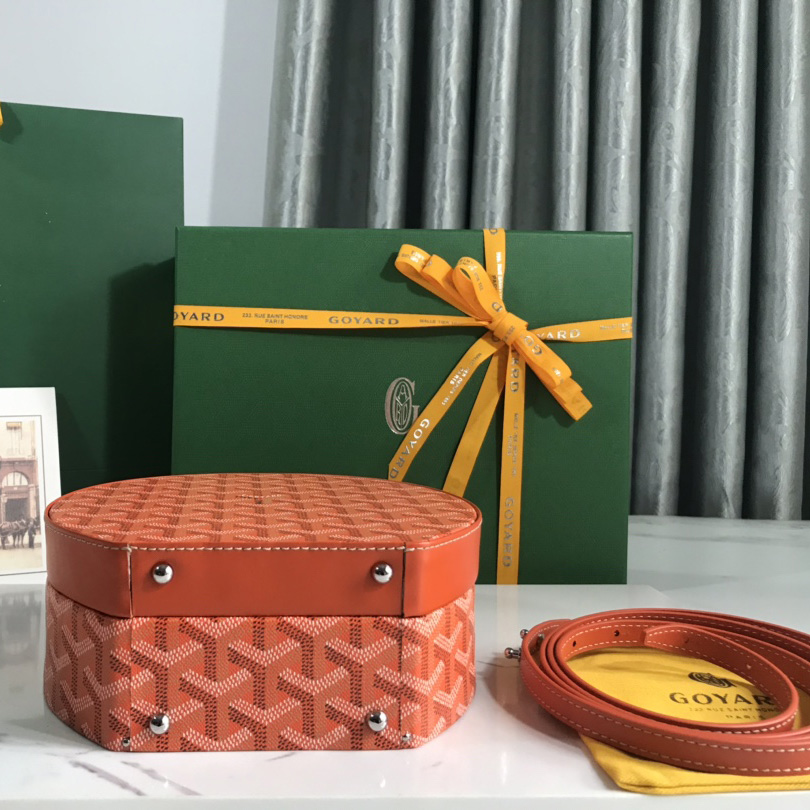 Goyard The Alto Hatbox Trunk Bag(18-16.5-7cm) - DesignerGu