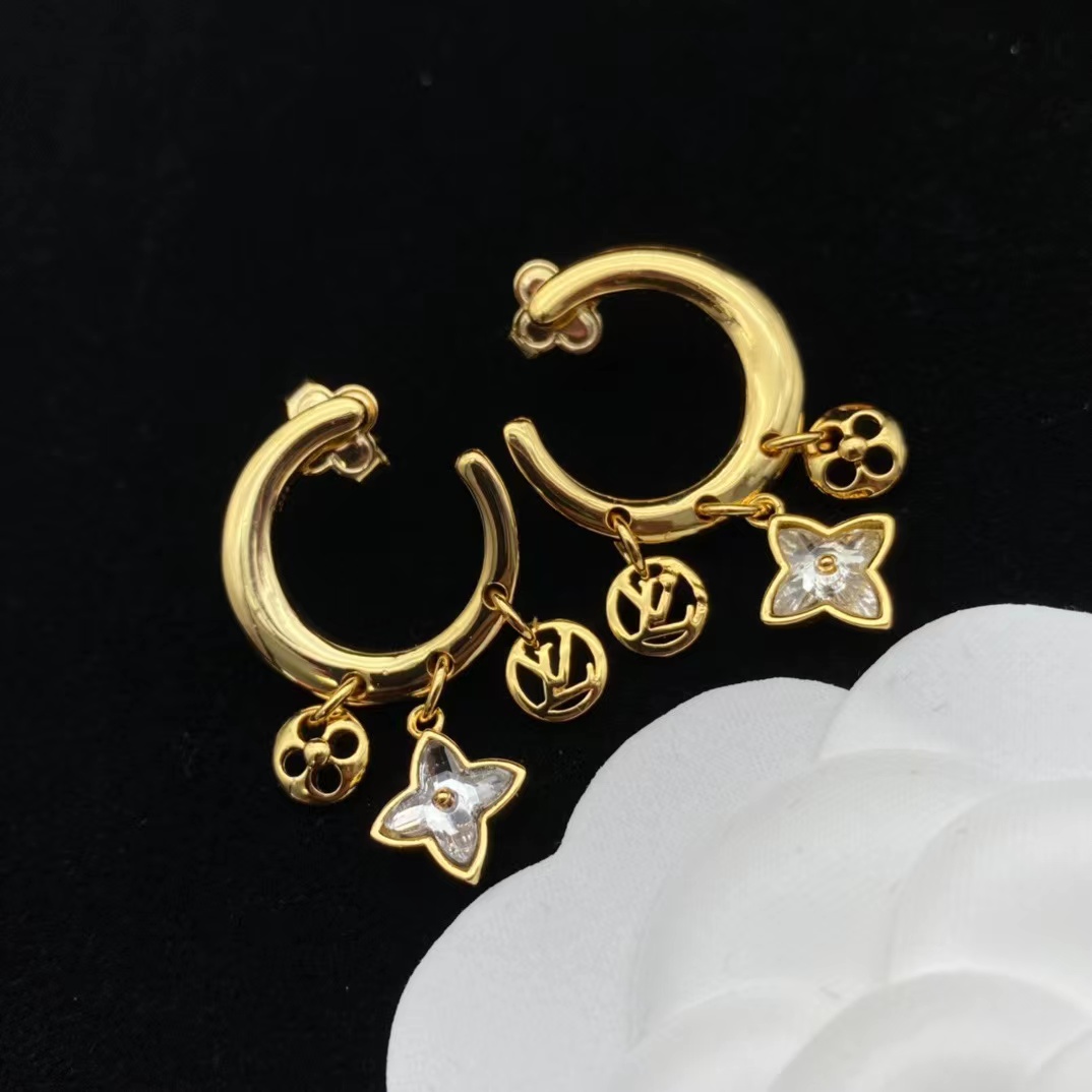 Louis Vuitton My Blooming Strass Earrings     M00604 - DesignerGu