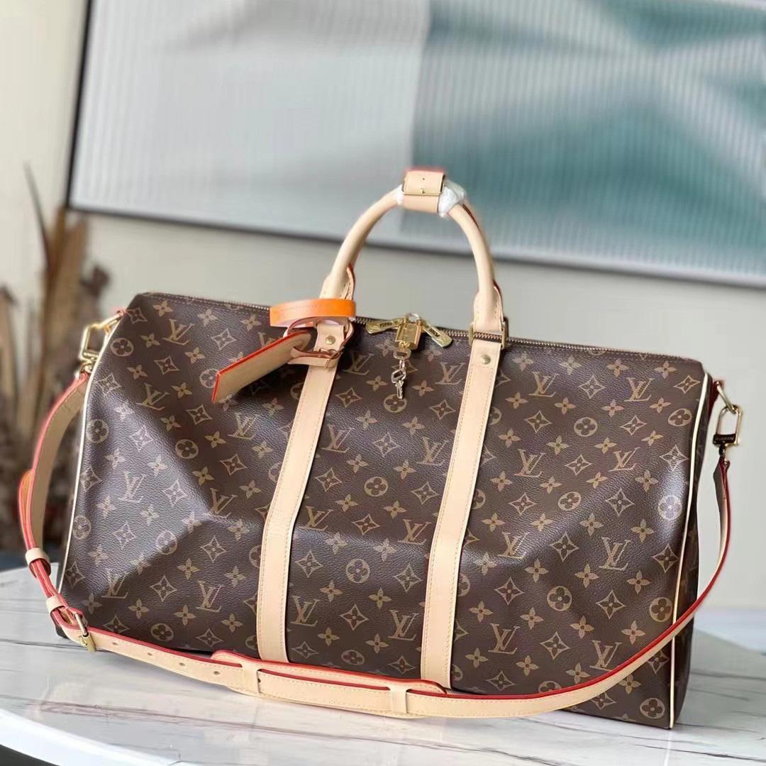 Louis Vuitton Keepall Bandoulière 50 (50-29-23)   M41416 - DesignerGu