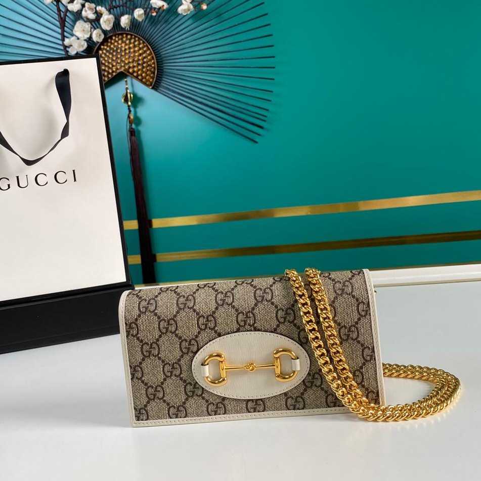 Gucci Horsebit 1955 Wallet With Chain(19-10-4cm) - DesignerGu