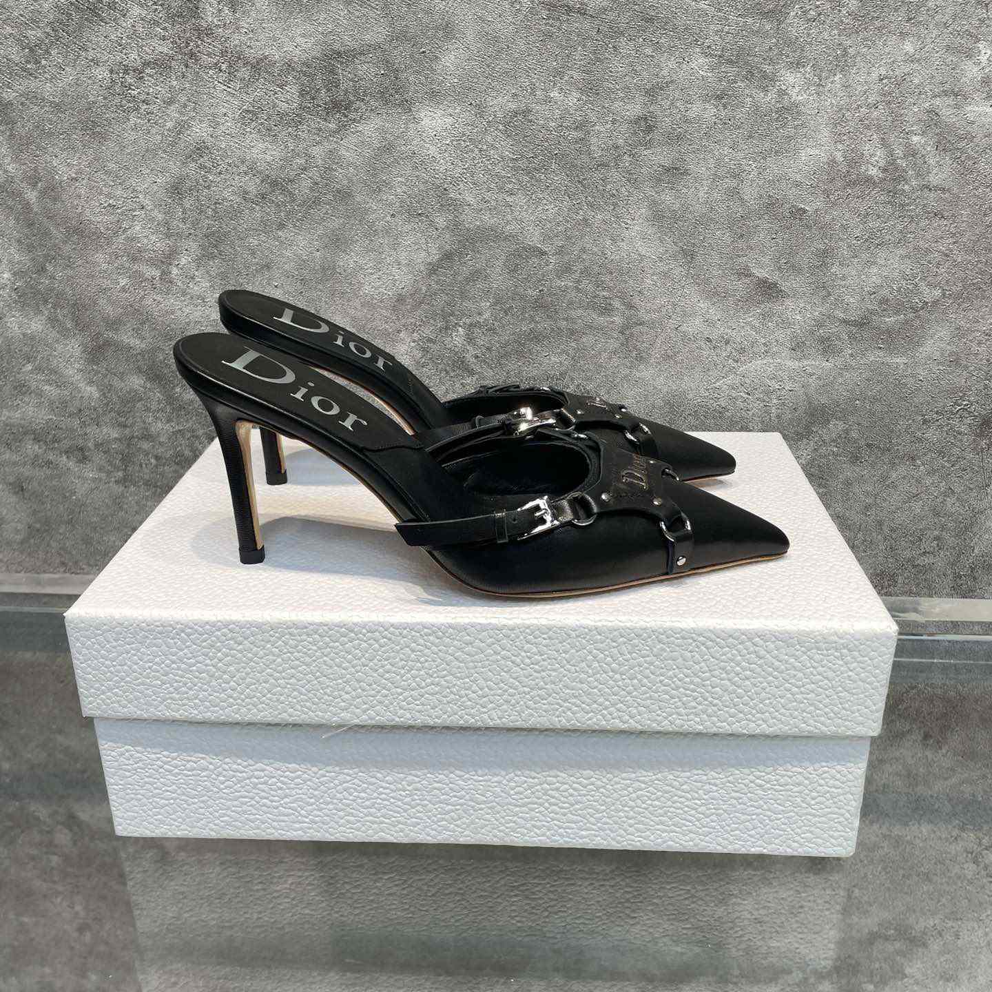 Dior Black Leather Pump - DesignerGu