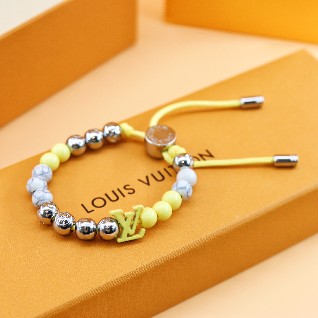 Louis Vuitton Monogram Beads Bracelet   M00510 - DesignerGu