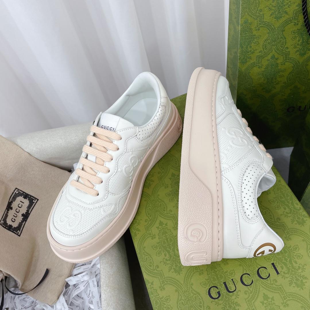 Gucci GG Embossed Sneaker - DesignerGu