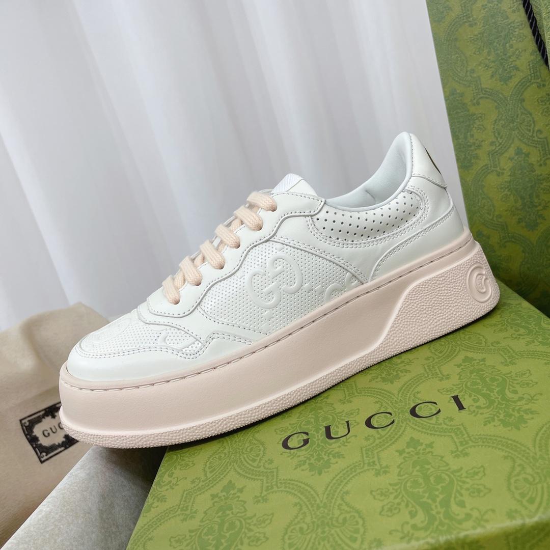 Gucci GG Embossed Sneaker - DesignerGu