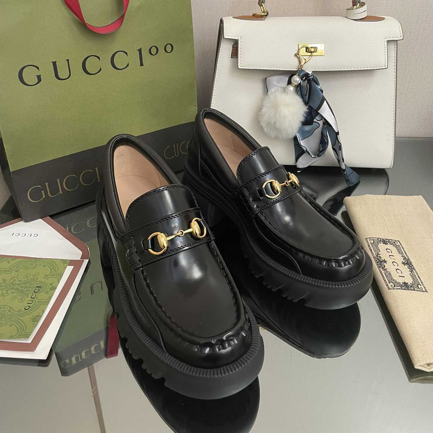 Gucci Women's Loafer With Horsebit - DesignerGu