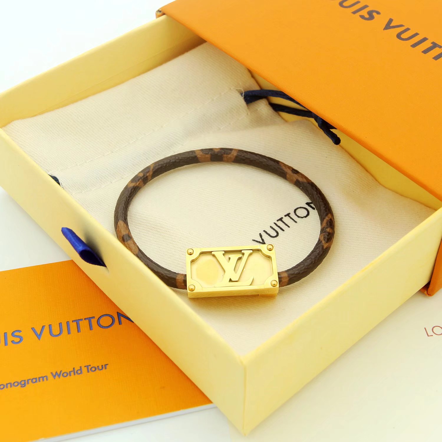 Louis Vuitton x Nigo Keep It Trunk Bracelet Monogram - DesignerGu