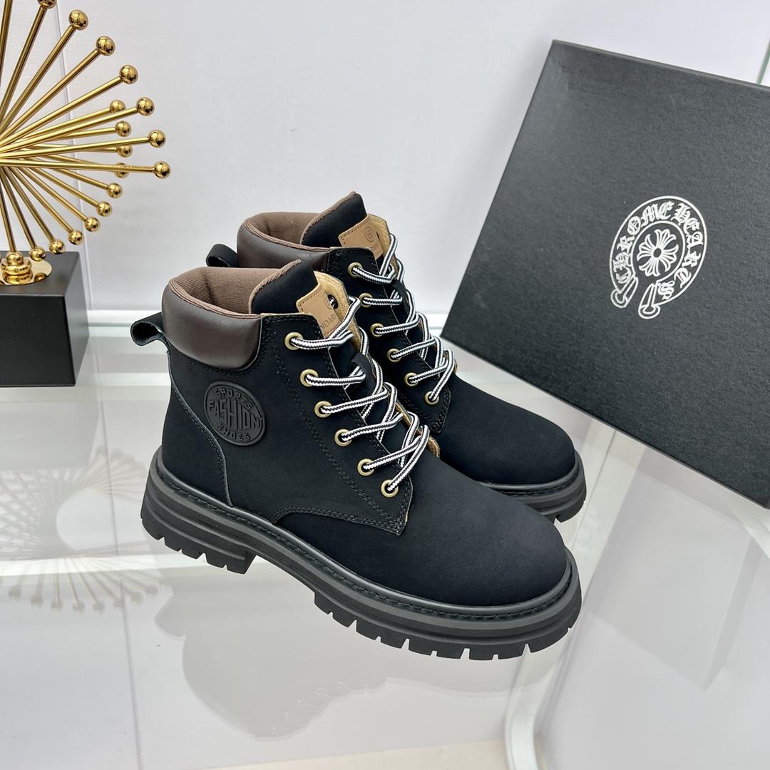 Timberland x Chrome Heart Classic Leather Boots - DesignerGu