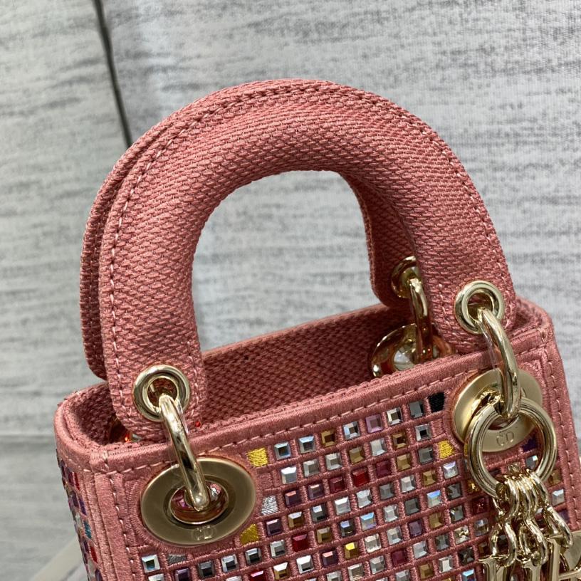 Dior Micro Lady Dior Bag(12-10-5cm) - DesignerGu