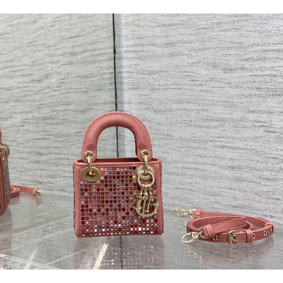 Dior Micro Lady Dior Bag(12-10-5cm) - DesignerGu