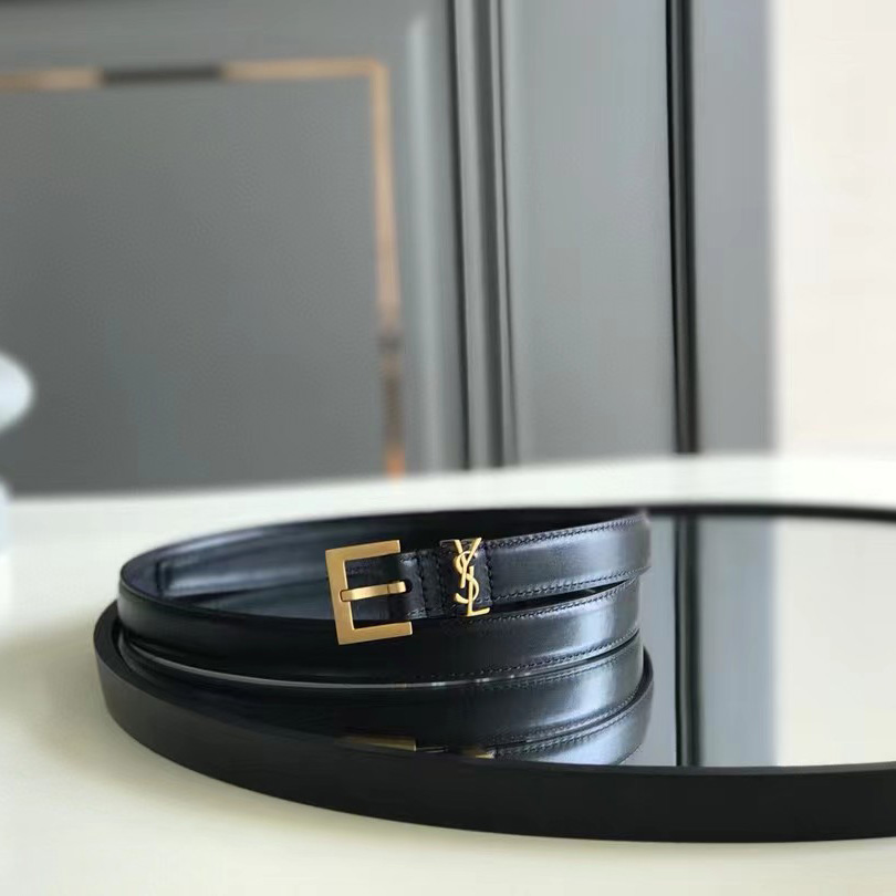 Saint Laurent Leather Belt  (20mm/30mm) - DesignerGu