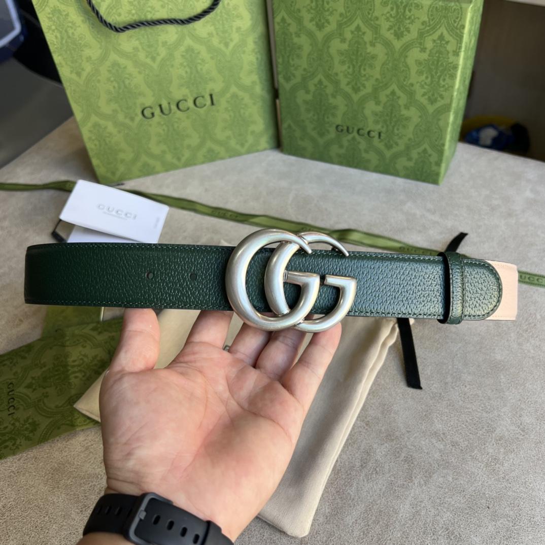 Gucci Belt With Double G - DesignerGu