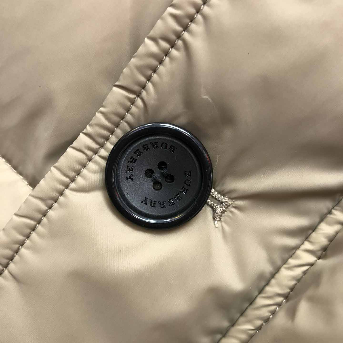 Burberry Logo Appliqué Nylon Puffer Coat - DesignerGu