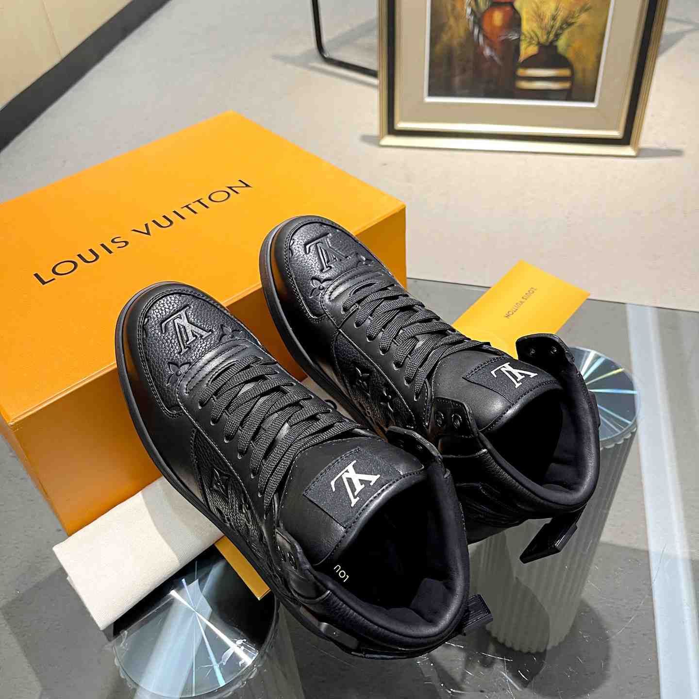 Louis Vuitton Rivoli Sneaker Boot     - DesignerGu