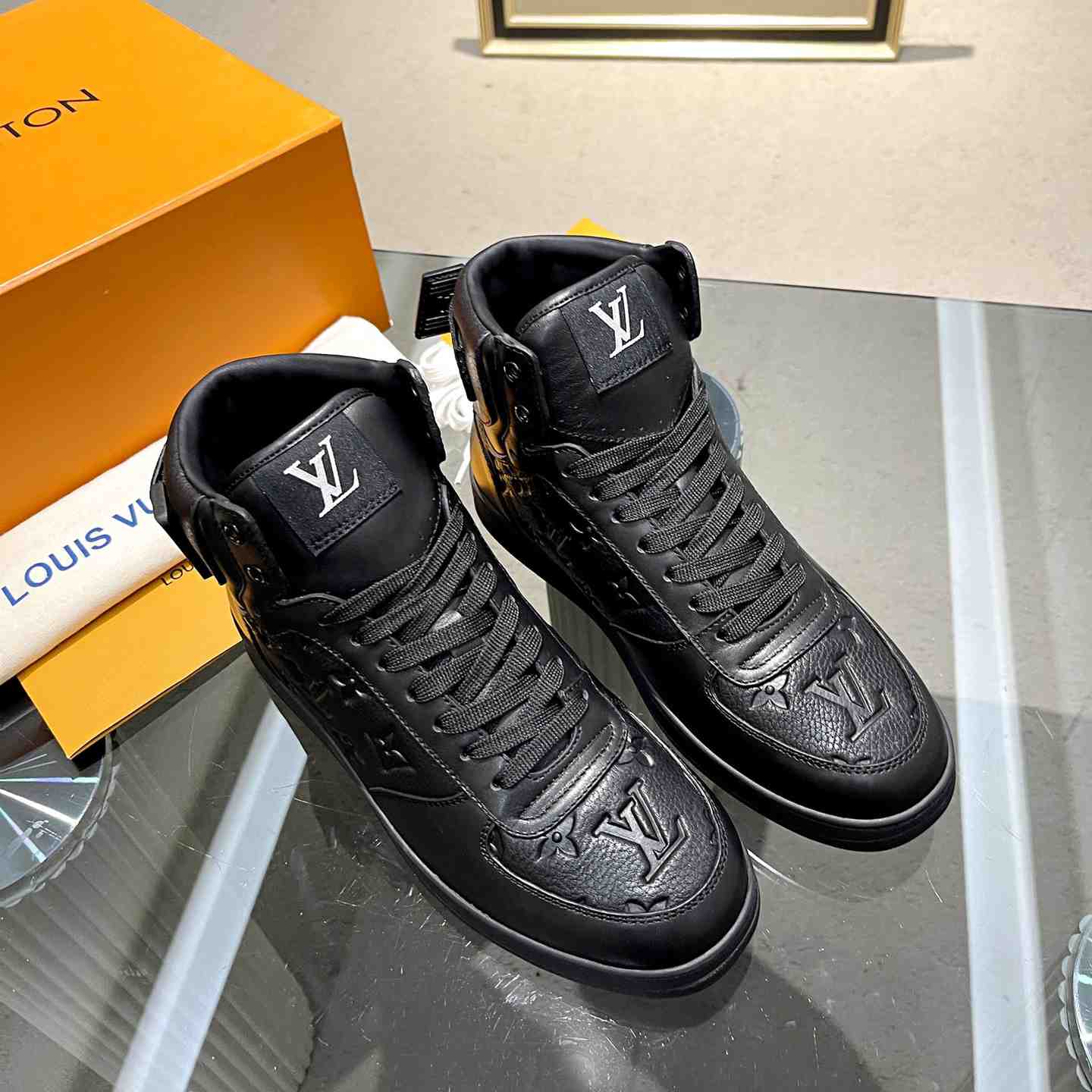 Louis Vuitton Rivoli Sneaker Boot     - DesignerGu