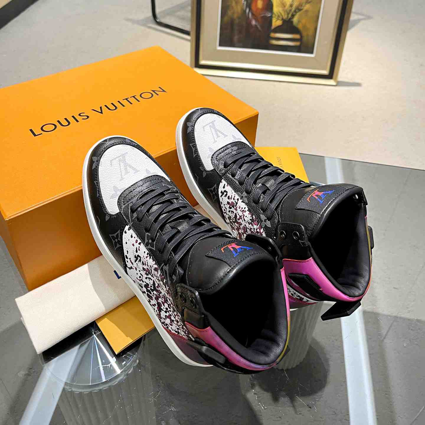 Louis Vuitton Rivoli Sneaker Boot     - DesignerGu