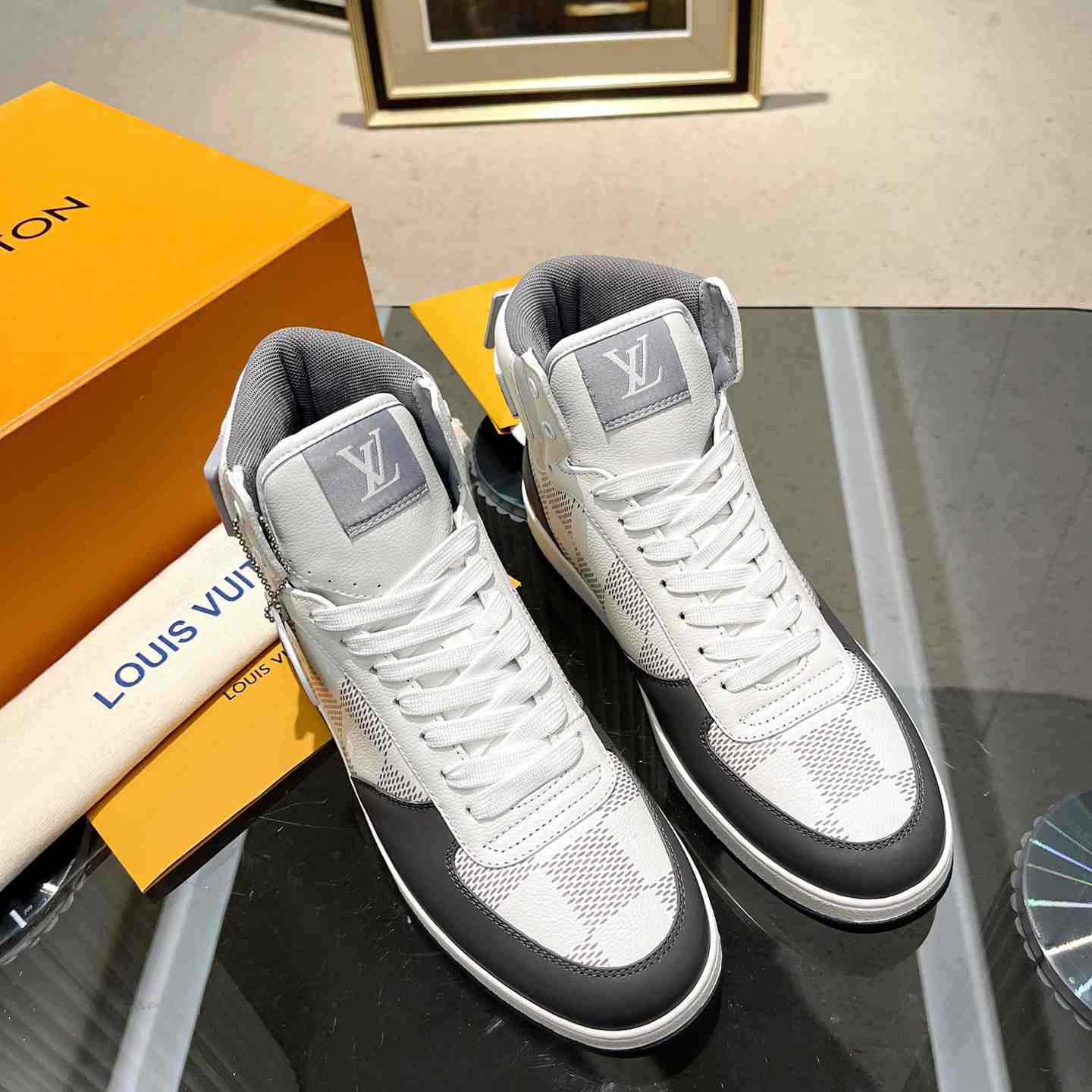 Louis Vuitton Rivoli Sneaker Boot     - DesignerGu