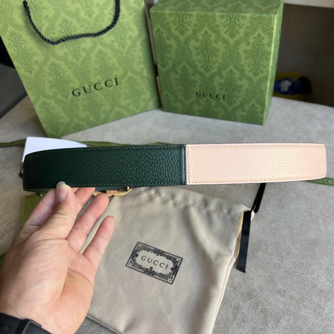 Gucci Belt With Double G - DesignerGu