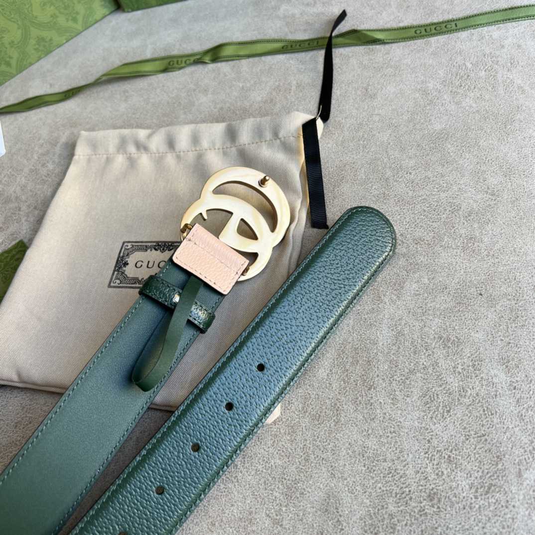 Gucci Belt With Double G - DesignerGu