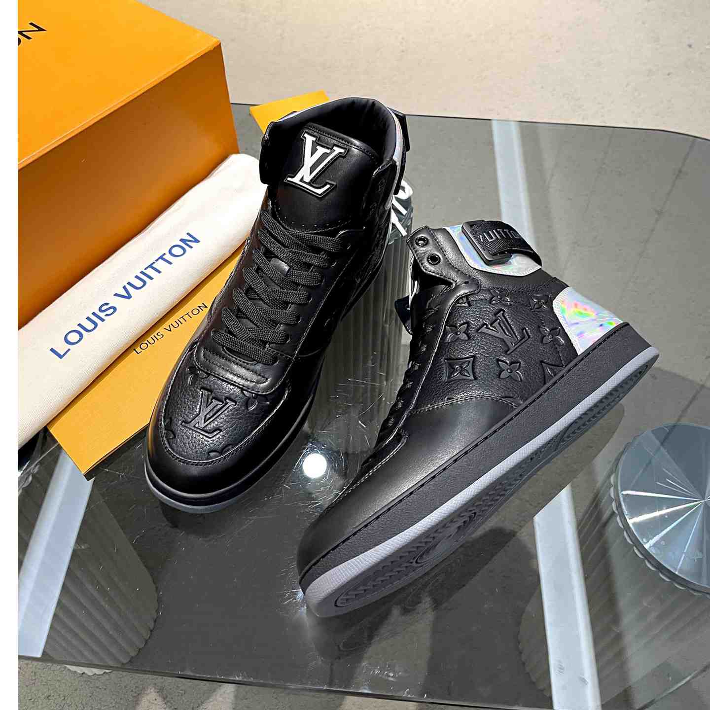 Louis Vuitton Rivoli Sneaker Boot     - DesignerGu