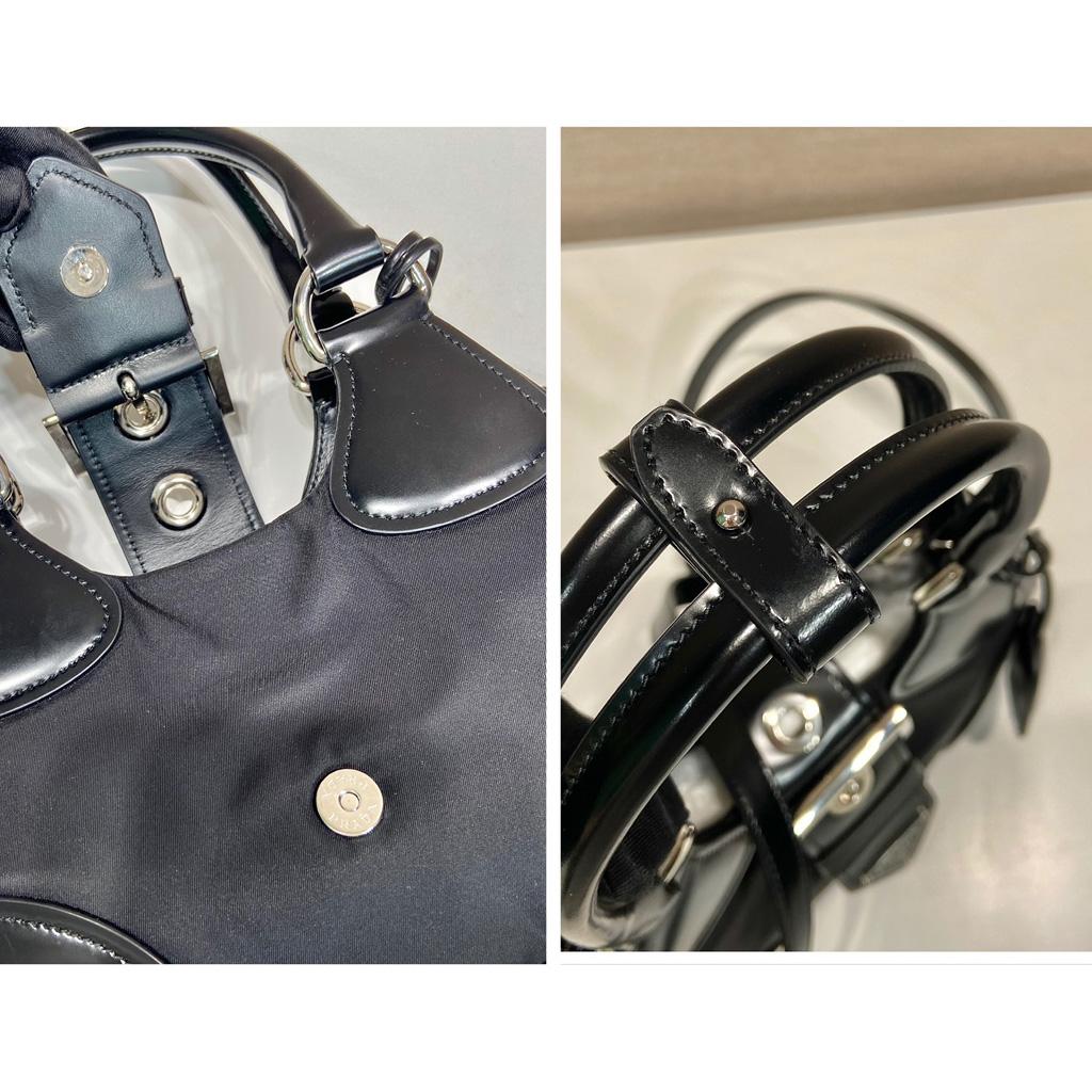 Prada Moon Re-Nylon And Leather Bag(22.5-16-7.5cm) - DesignerGu