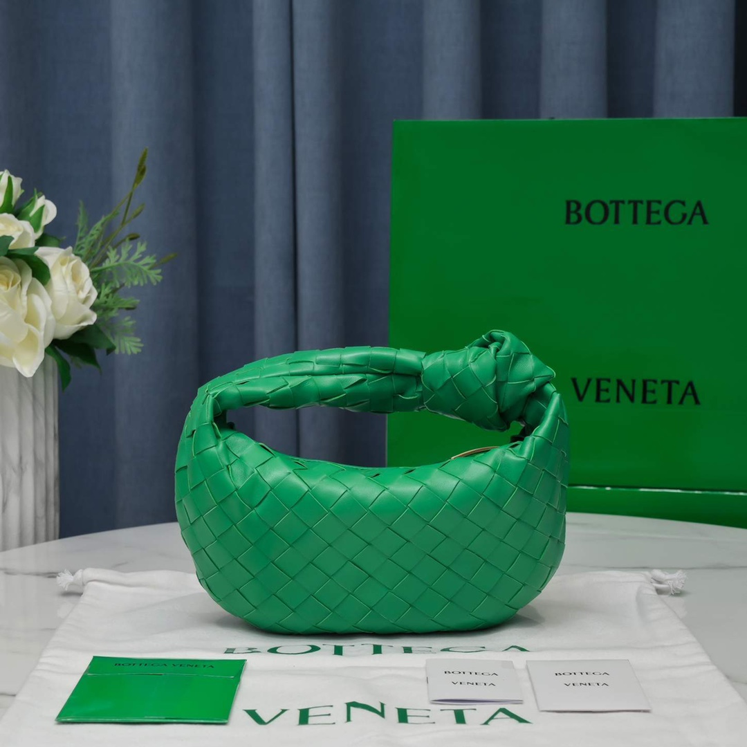 Bottega Veneta Mini Jodie Intrecciato Leather Top Handle Bag(28-23-8cm) - DesignerGu