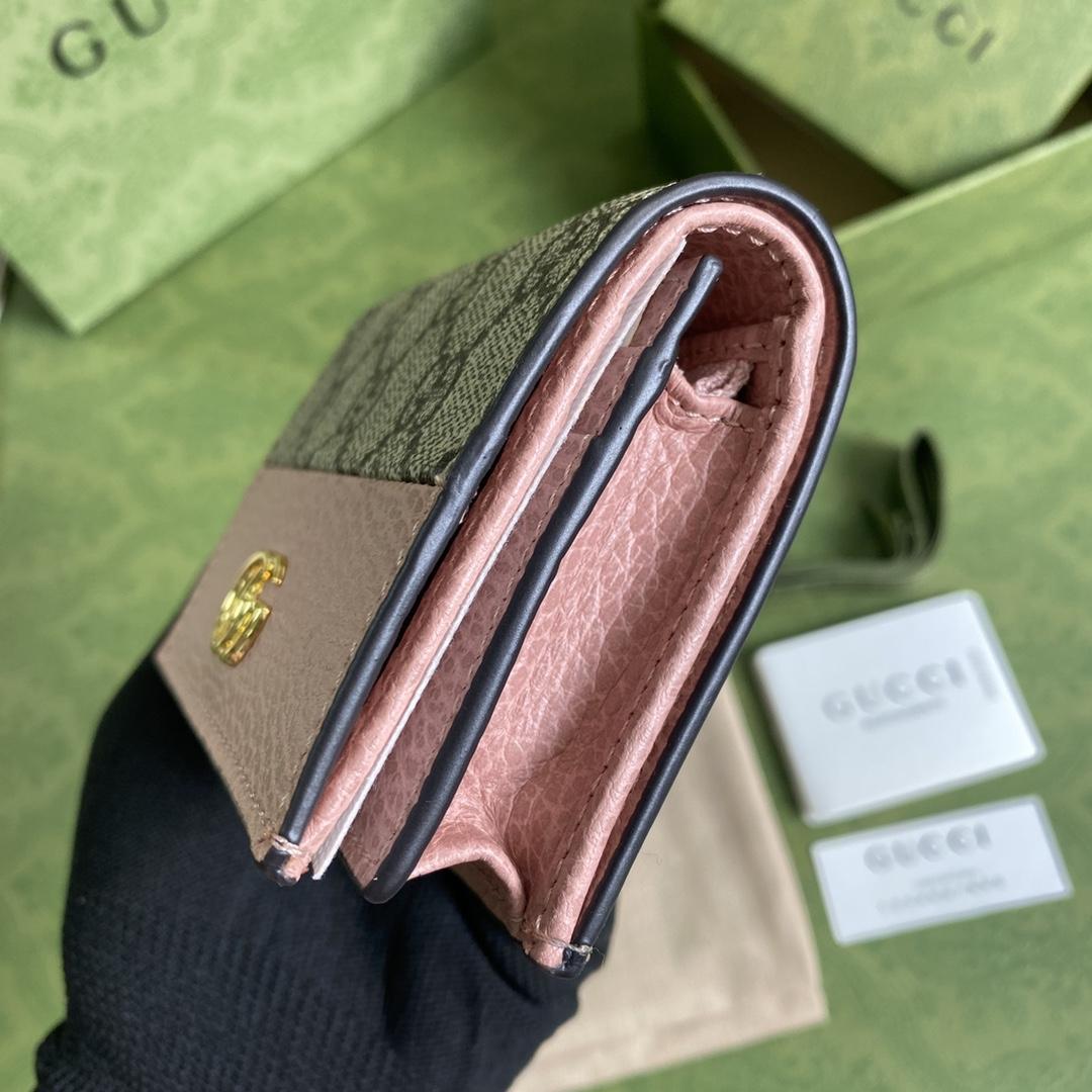 Gucci GG Marmont Card Case Wallet(11-9-3cm)    - DesignerGu