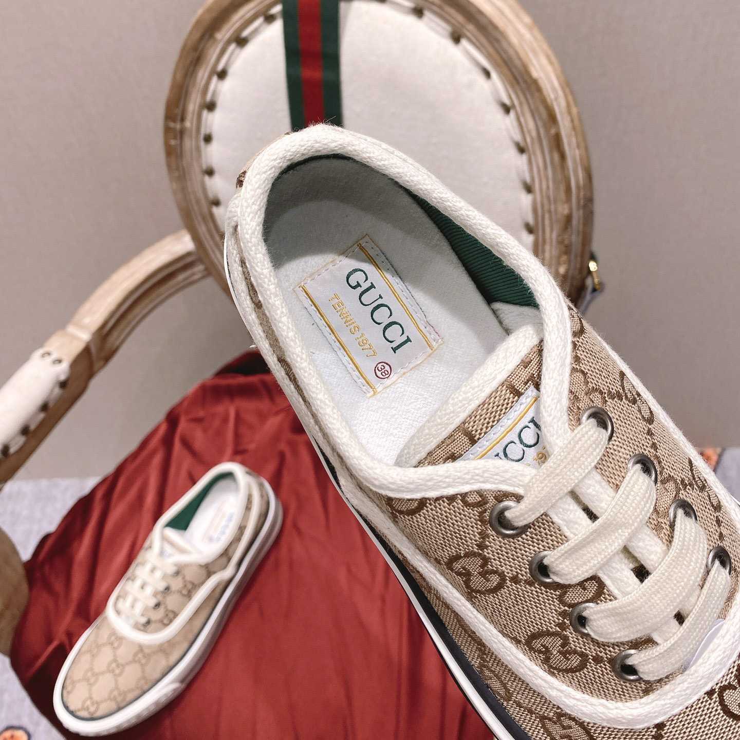 Gucci Tennis 1977 Canvas Sneakers - DesignerGu