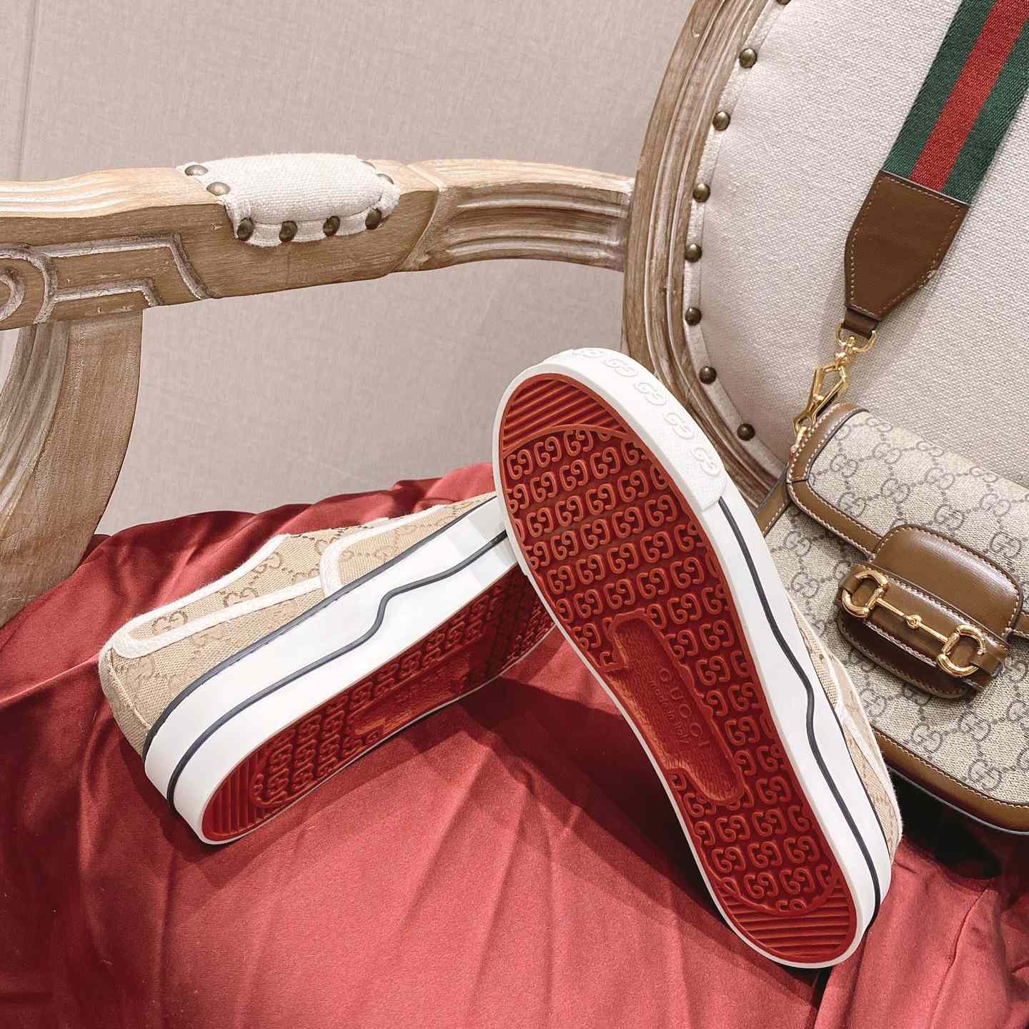 Gucci Tennis 1977 Canvas Sneakers - DesignerGu