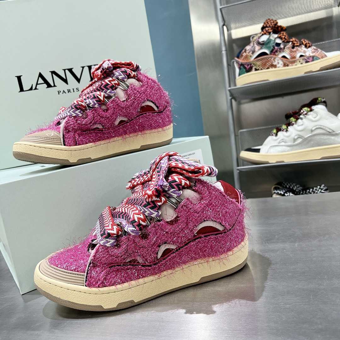 Lanvin Curb Sneaker - DesignerGu