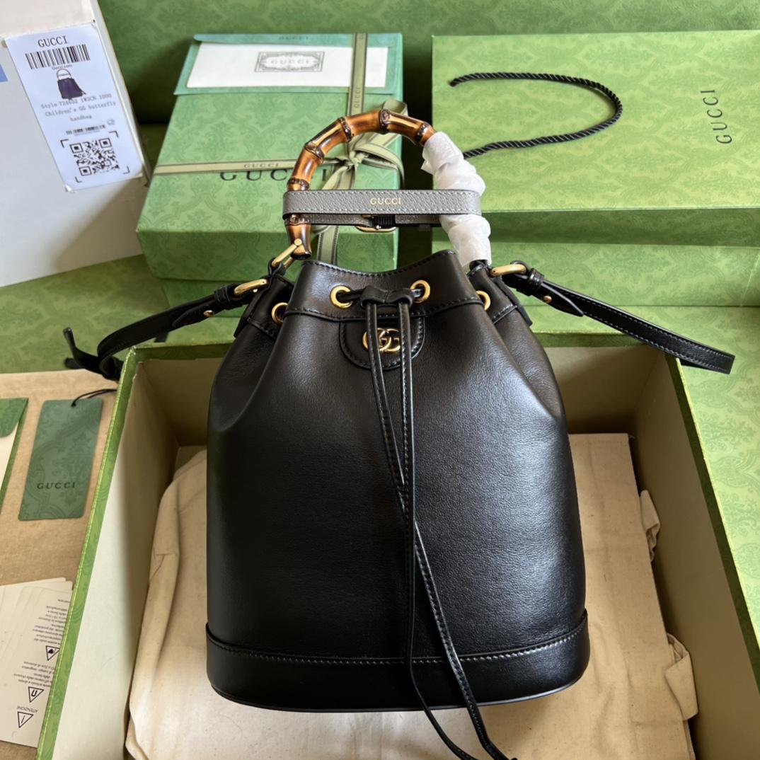 Gucci Diana Small Bucket Bag (23.5-38-10.5cm) - DesignerGu