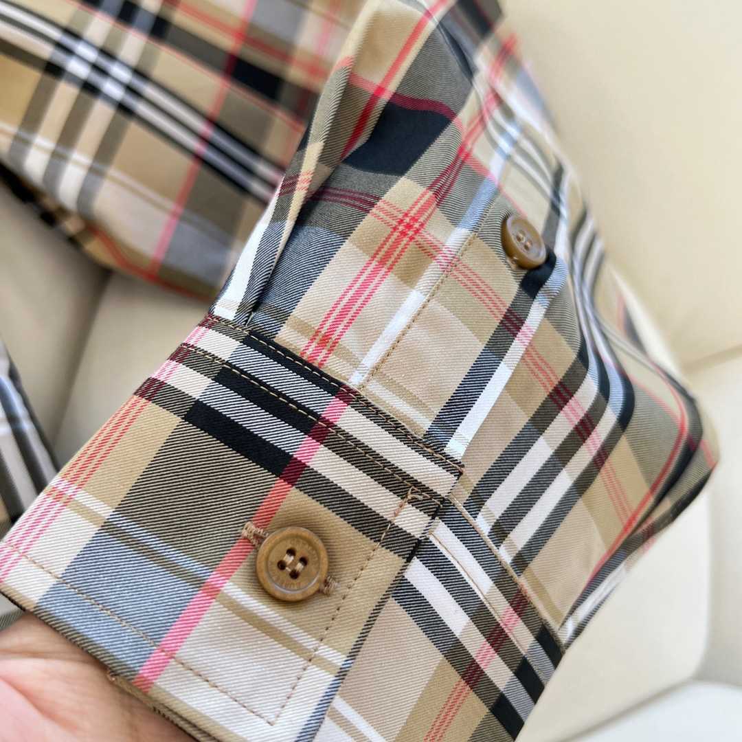 Burberry Check Cotton Poplin Shirt - DesignerGu