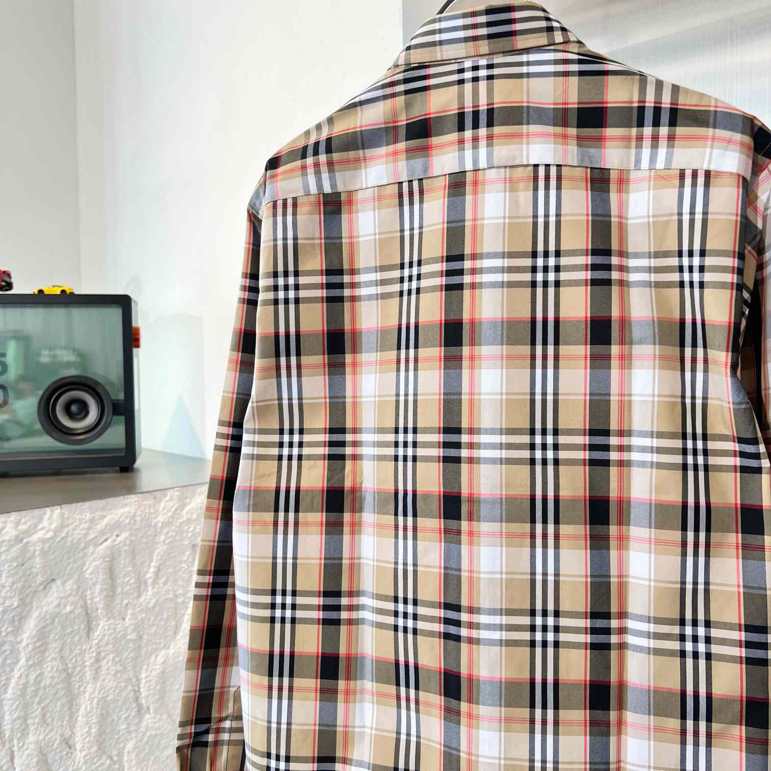 Burberry Check Cotton Poplin Shirt - DesignerGu