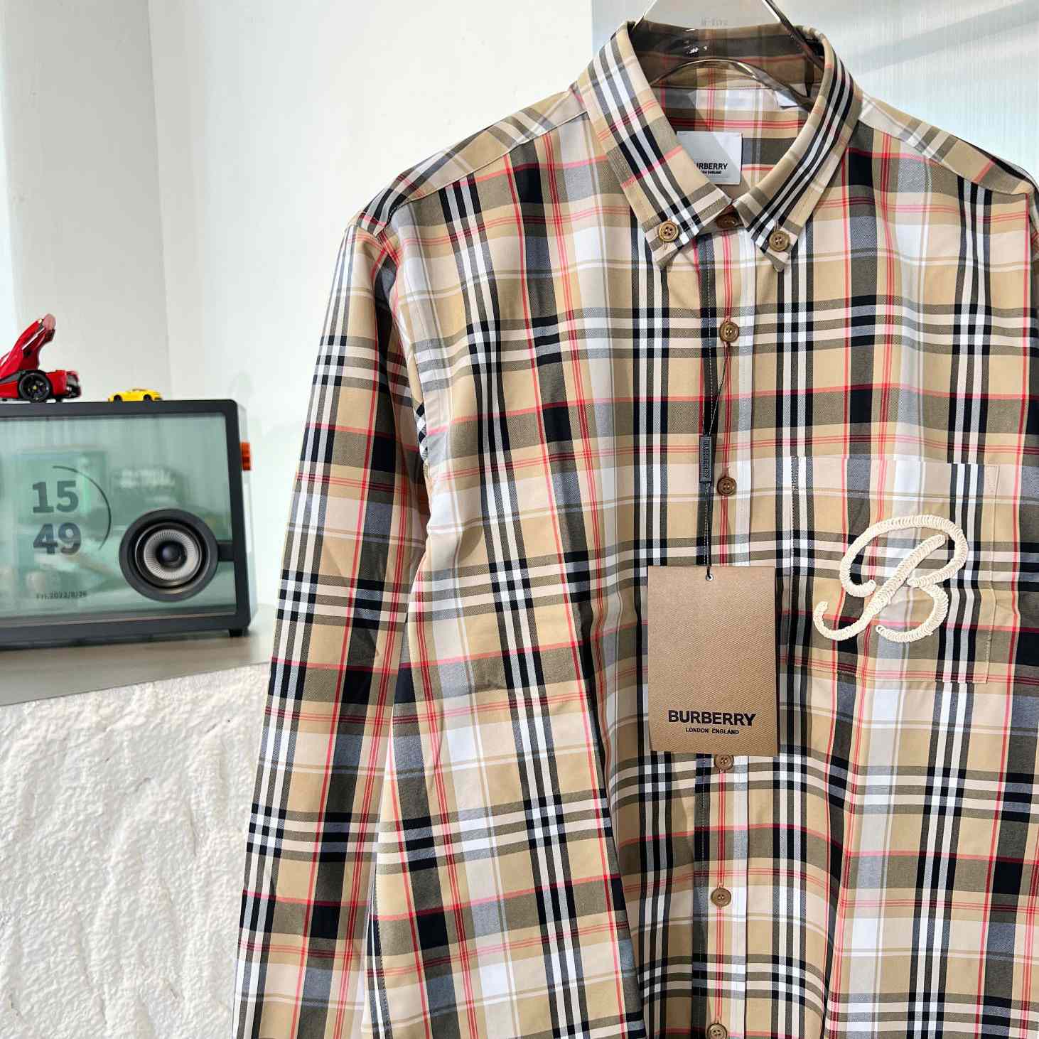 Burberry Check Cotton Poplin Shirt - DesignerGu