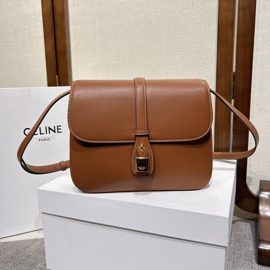 Celine Medium Tabou In Smooth Calfskin - DesignerGu