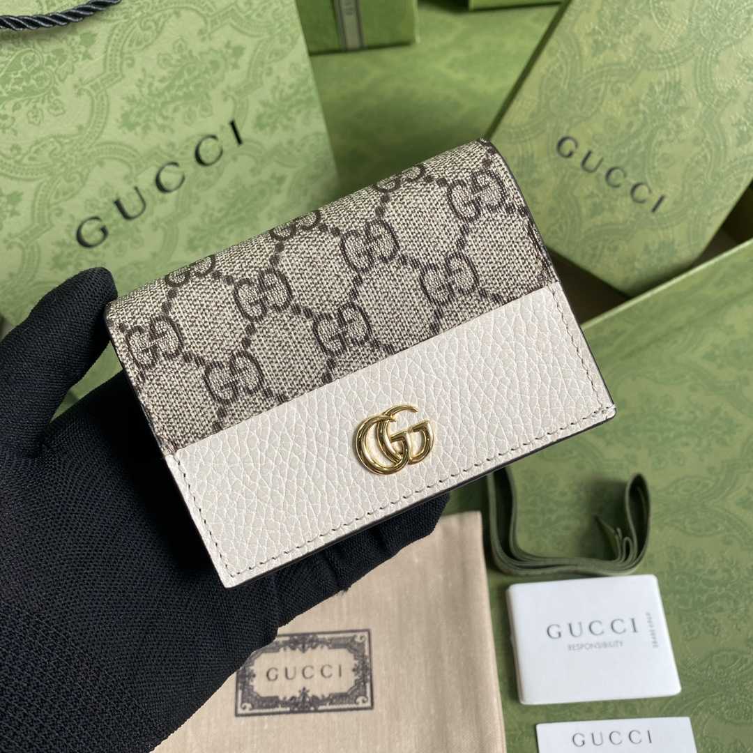 Gucci GG Marmont Card Case Wallet(11-9-3cm)    - DesignerGu