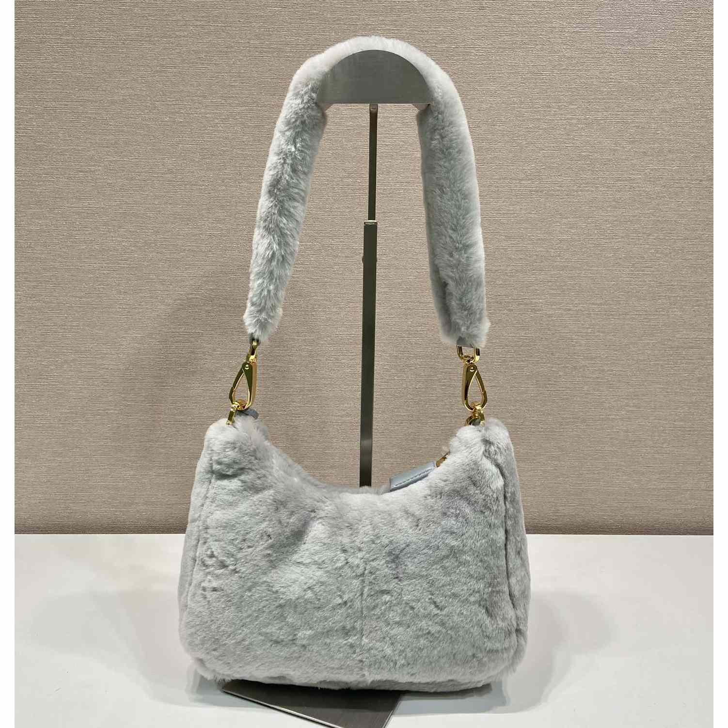 Prada Shearling Mini Bag(23-17-8cm) - DesignerGu