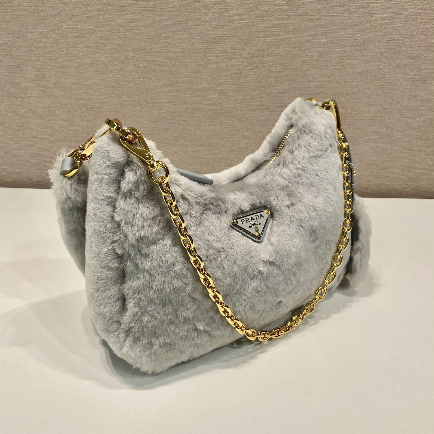 Prada Shearling Mini Bag(23-17-8cm) - DesignerGu