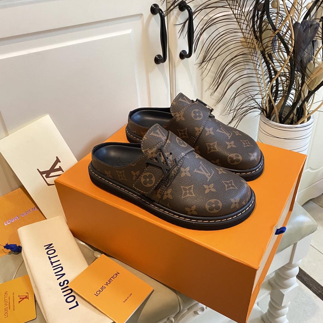 Louis Vuitton LV Easy Mule    1A8WIB - DesignerGu