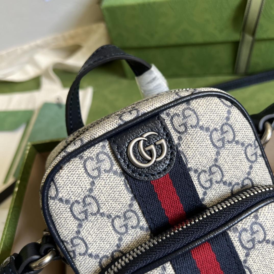 Gucci Ophidia GG Mini Bag(12-16-7cm)   - DesignerGu