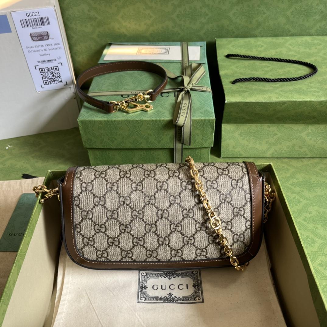 Gucci Horsebit 1955 Shoulder Bag(24-13-5cm)   - DesignerGu