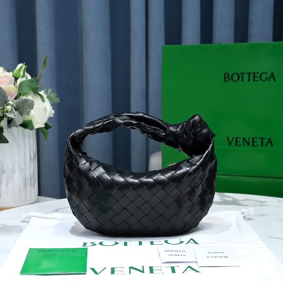 Bottega Veneta Mini Jodie Intrecciato Leather Top Handle Bag(28-23-8cm) - DesignerGu