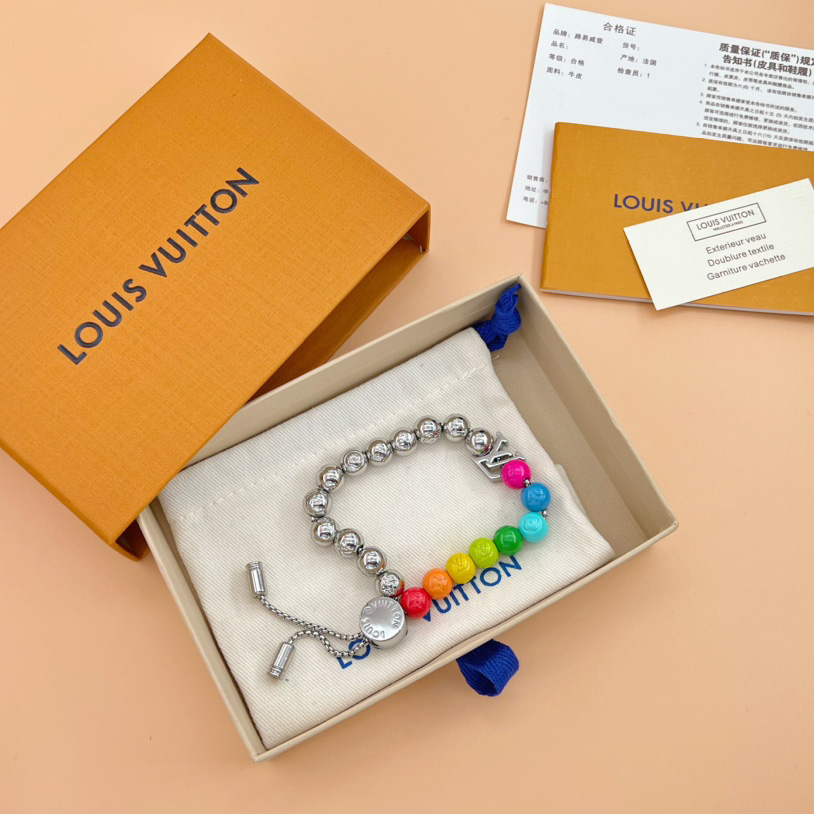 Louis Vuitton LV Beads Bracelet   M0934A - DesignerGu