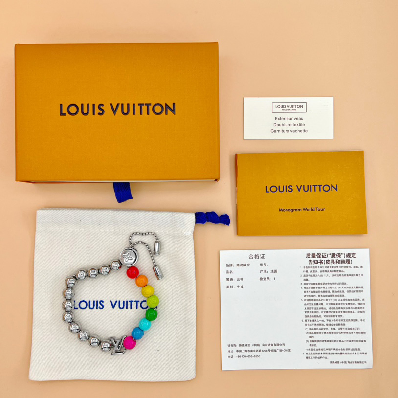 Louis Vuitton LV Beads Bracelet   M0934A - DesignerGu