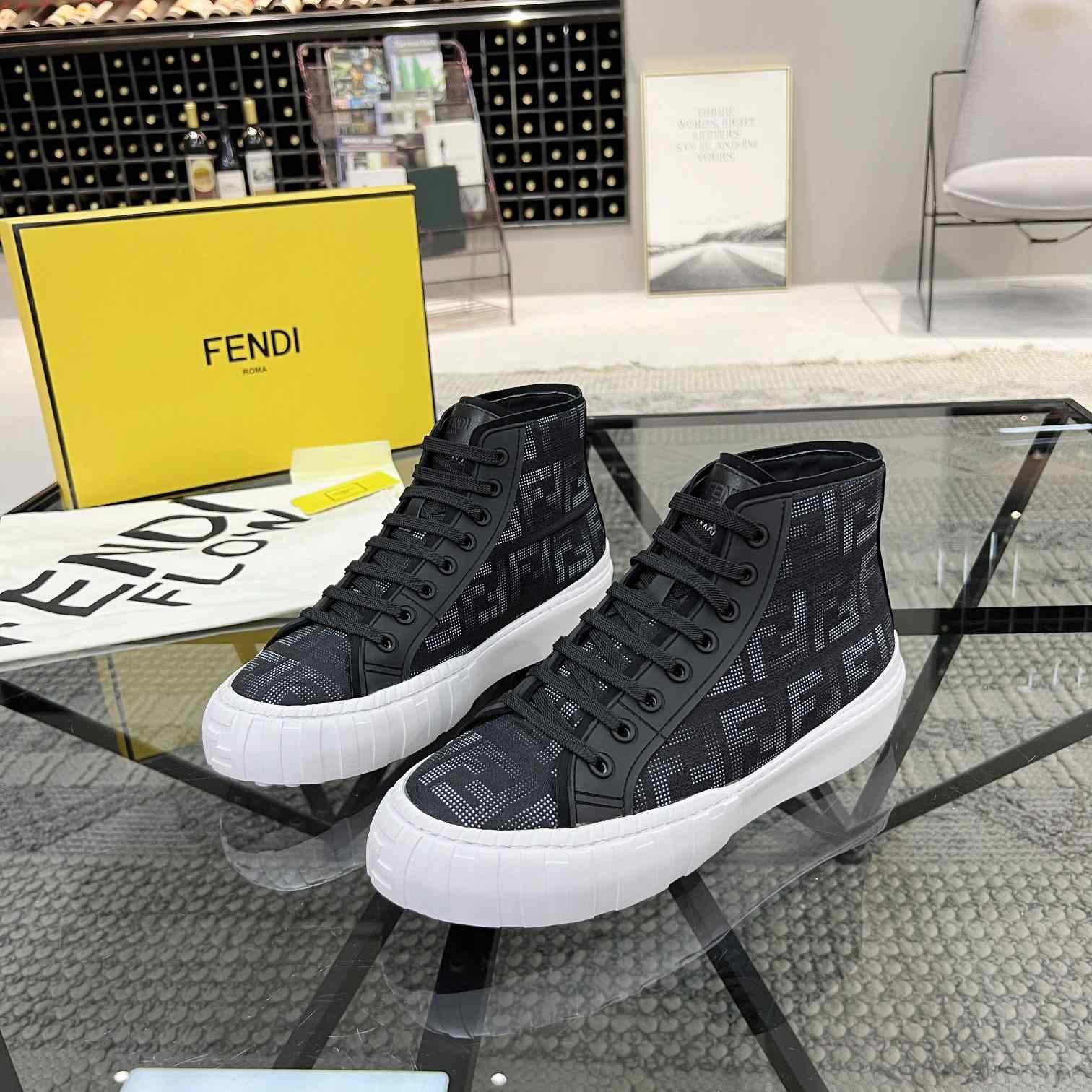 Fendi Logo Sneaker - DesignerGu