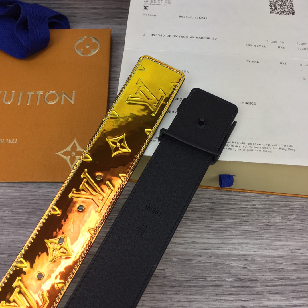 Louis Vuitton 40MM Reversible Belt - DesignerGu