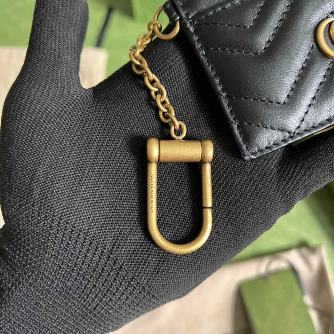 Gucci GG Marmont Keychain Wallet(10-7.5-1cm) - DesignerGu